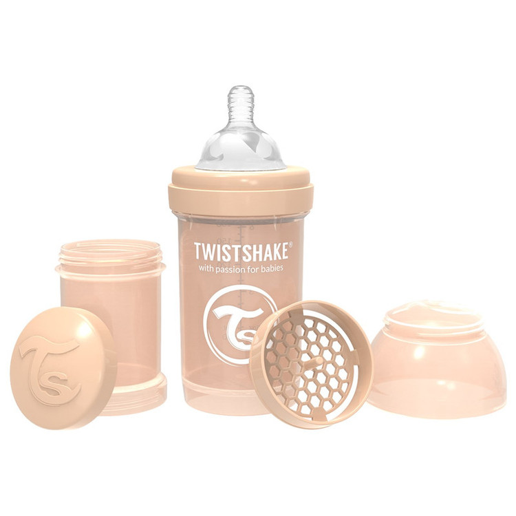 شیشه شیر رنگ کرم