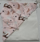 پتو نوزاد نخی کلاهدار