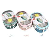 ظرف غذای کودک HEALTHY - BPA Free با قاشق و چنگال