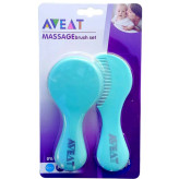 شانه و برس ماساژ Aveat - الیاف طبیعی و نرم BPA Free