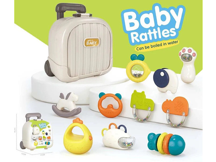 جغجغه چمدونی Baby Rattle - بسته بندی شیک