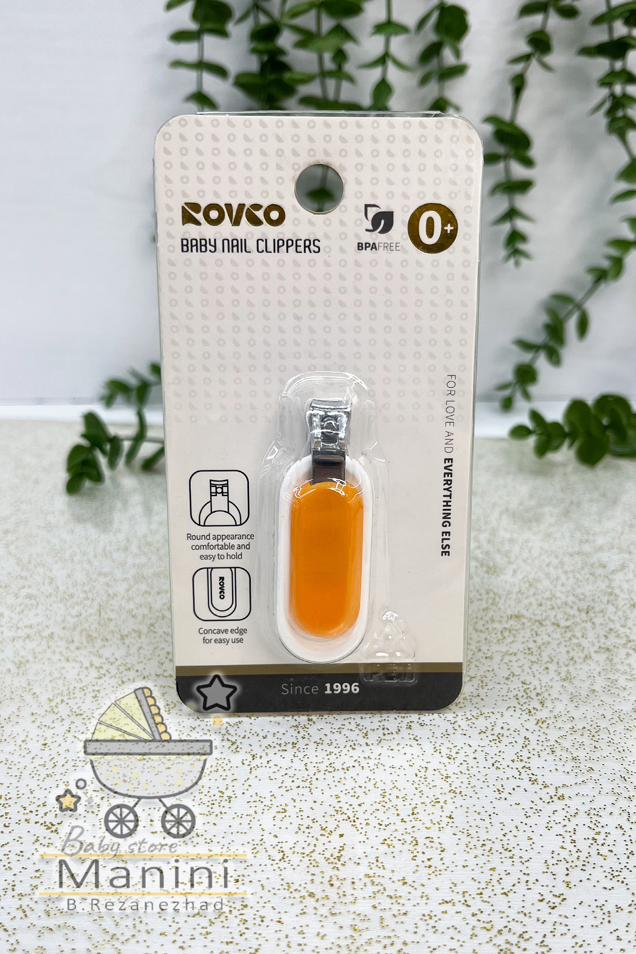 ناخن گیر بچگانه رووکو Rovco - فولادی ضد زنگ BPA Free