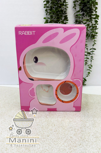 ظرف غذای ۵ تکه خرگوش Rabbit