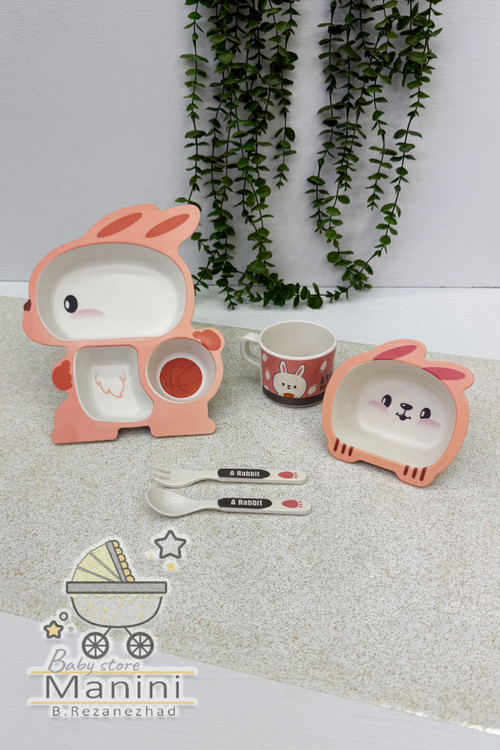 ظرف غذای ۵ تکه خرگوش Rabbit