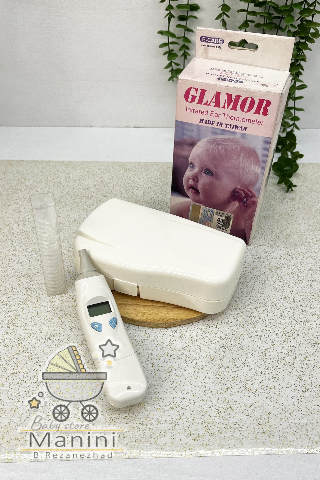 تبسنج لیزری گلامور GLAMOR دیجیتال اندازهگیری دمای بدن نوزاد یک ثانیهای