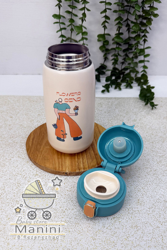 فلاسک آب (تراول ماگ) هوشمند درجه دار طرح آدمک