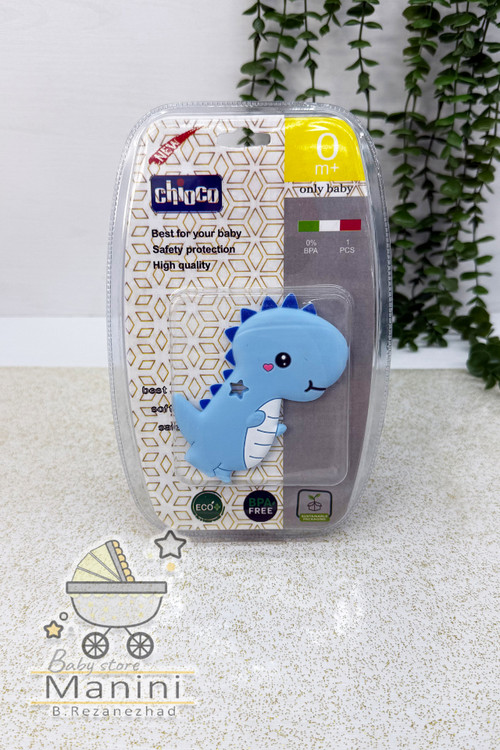 دندانگیر سیلیکونی نوزاد طرح حیوانات برند چیکو ایتالیا