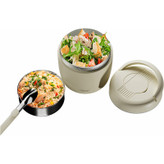 فلاسک (ظرف) غذا  به همراه فلاسک (تراول ماگ) آب سرد و گرم