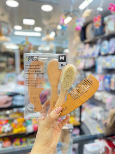ست شانه و برس چوبی نوزاد ماماس پاپاس Mamas & Papas