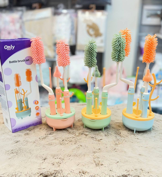 ست شیشهشور و فرچه آبچکان (استنددار) برند محبوب اونلی سیسمونی مانی نی