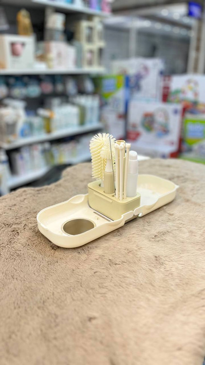 ست شیشه شور (فرچه) سیلیکونی مسافرتی