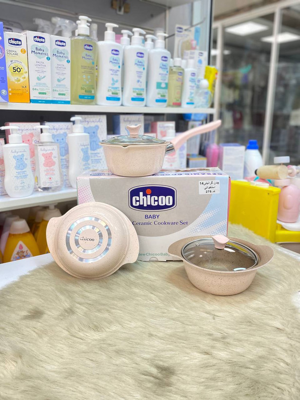 سرویس قابلمه چدن گرانیتی چیکو Chicco مانی نی