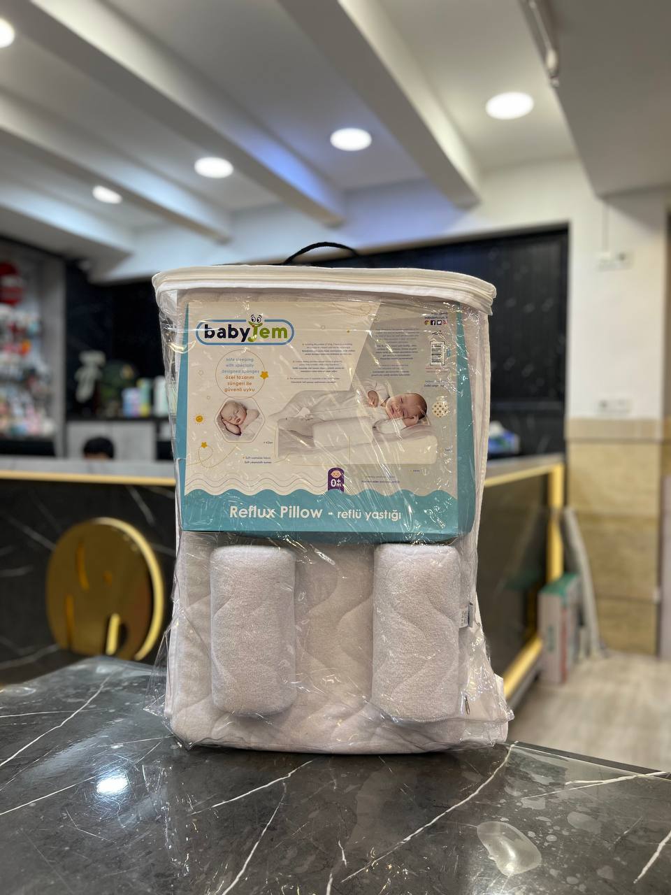 تشک آنتی رفلاکس و غلت‌گیر بیبی جم مانی نی Baby Jem