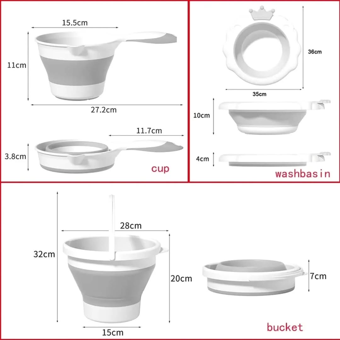 وان حمام کودک تاشو 7 تیکه سیسمونی مانینی
