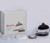 نمای نزدیک شیشه شیر Nester ضد نفخ