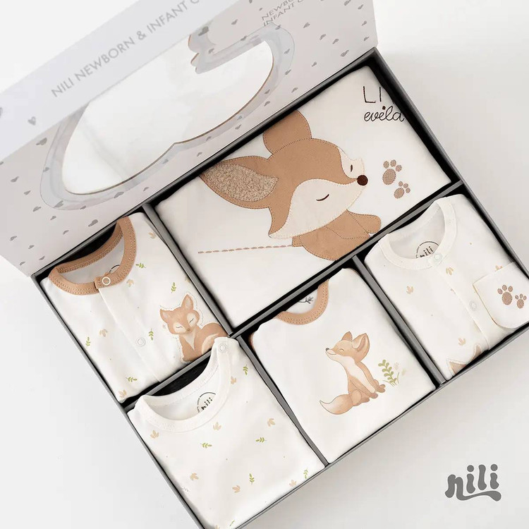 ست بیمارستانی برند نیلی 13تکه درجه یک پارچه پنبه سیسمونی مانی نی