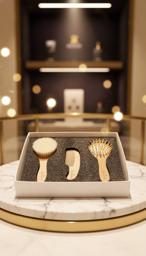 شانه و برس چوبی