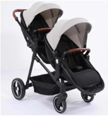 کالسکه دوقلو تاشو کیدیلو مدل Double Stroller