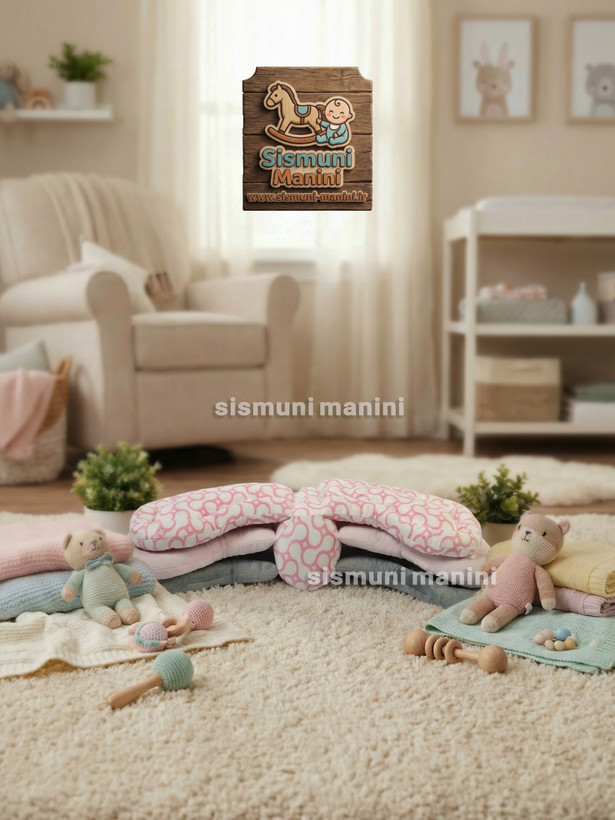 بالشت شیردهی پروانهای صورتی برای کمردرد مادران"