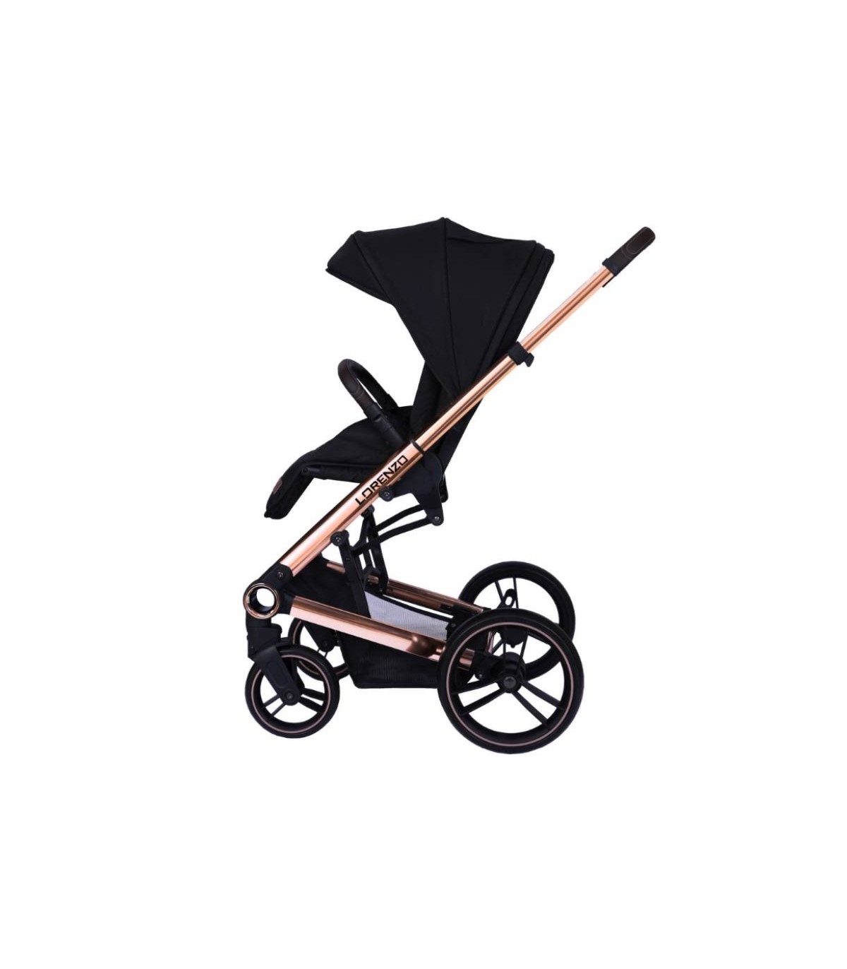 کالسکه Lorenzo با سینی چرخشی و سبد خرید بزرگ