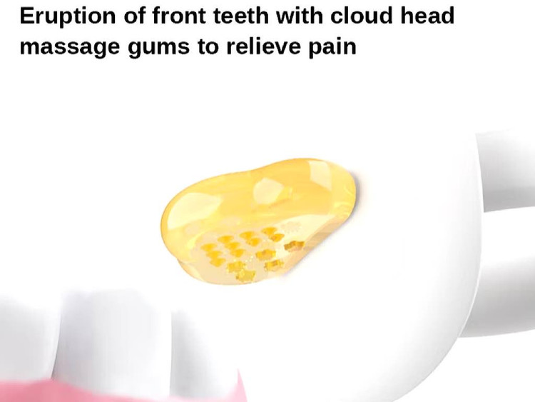 دندانگیر نوزادی پستانکی بافت برجسته و قاب ضدگرد و غبار