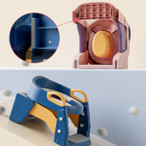 صندلی توالت نردبانی با نشیمنگاه ضدلغزش و طراحی شیک