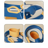 صندلی آموزش توالت پرتابل آبی روشن برای سیسمونی مانی نی