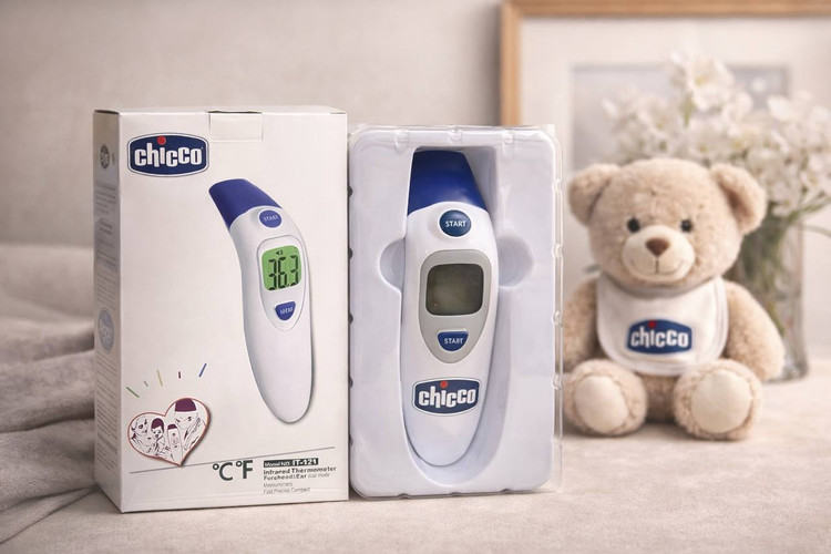 تب سنج بدون تماس نوزاد جیکو با حافظه ۳۲ اندازهگیری