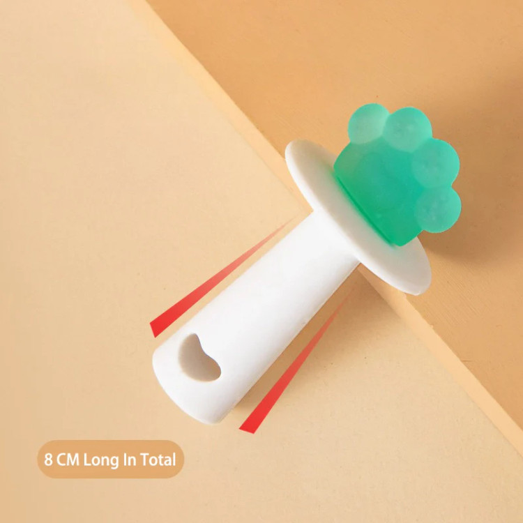 دندانگیر نوزادی قابدار سیلیکونی بافت برجسته برای ماساژ لثه