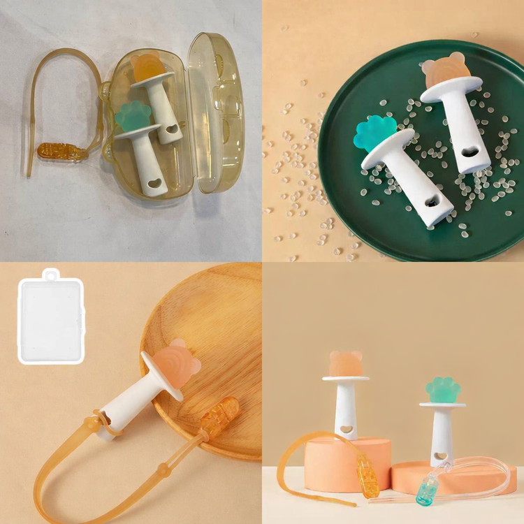 دندانگیر دو عددی سیلیکونی با قاب قفلدار و بند محکم