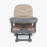 صندلی غذای کودک پرتابل بوستر کیکابو بلغارستان رنگ کرم طوسی سیسمونی مانی نی