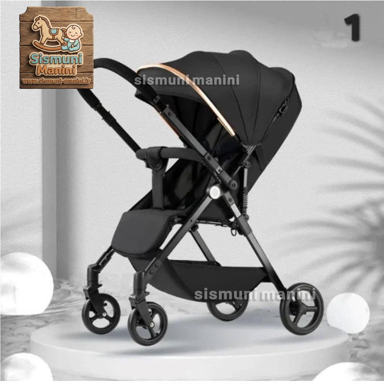 کالسکه وارداتی وان با طراحی سبک و جمع شونده سیسمونی مانی نی