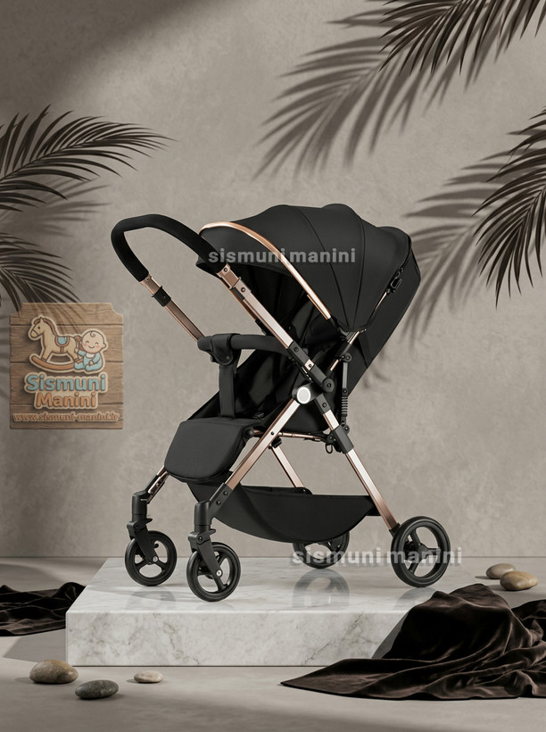 کالسکه مسافرتی وان رو به مادر با چرخهای ۳۶۰ درجه