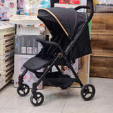 کالسکه پرتابل وان با سبد خرید بزرگ و کمک فنر