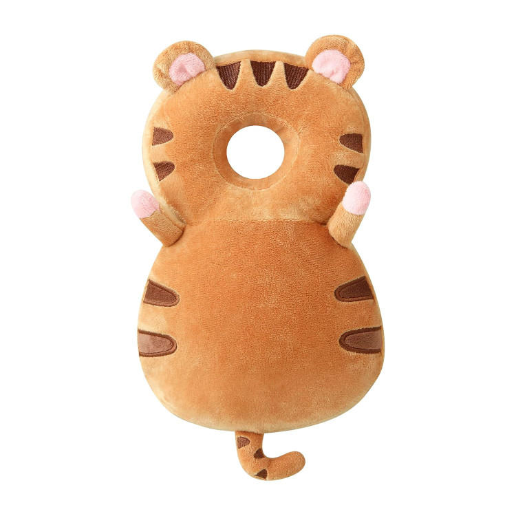 محافظ سر و گردن دوشی نوزاد مدل گربه با پارچه مخمل نرم سیسمونی مانی نی