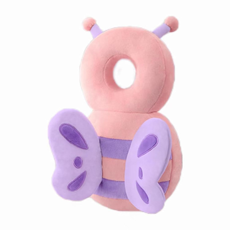 محافظ سر و گردن دوشی نوزاد مدل پروانه با پارچه مخمل نرم سیسمونی مانی نی