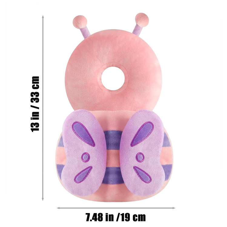 محافظ سر و گردن دوشی پروانه آبی روشن و آرامشبخش