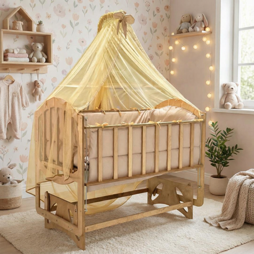 تخت کنار مادر ۷۰×۱۲۰ درجه یک با تنظیم ارتفاع و شیب آنتی رفلاکس سیسمونی مانی نی