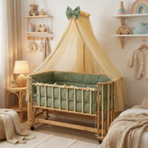 تخت کنار مادر ۷۰×۱۳۰ درجه یک با تنظیم ارتفاع و شیب آنتی رفلاکس سیسمونی مانی نی