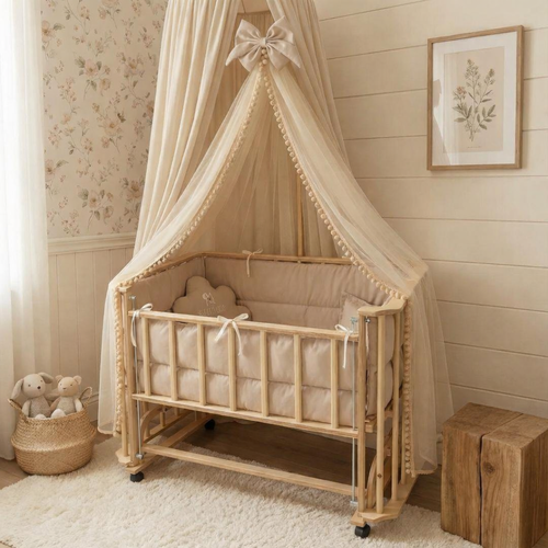 تخت و گهواره ۵۰×۹۰ درجه یک مدل BR3 سیسمونی مانی نی