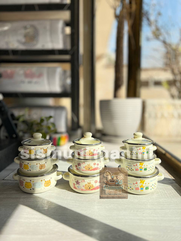 ست سرویس قابلمه لعابی وارداتی تایلندی سیسمونی مانی نی