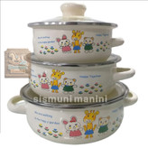 ست سرویس قابلمه لعابی وارداتی تایلندی سیسمونی مانی نی