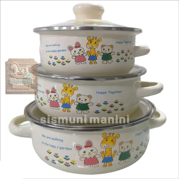 ست سرویس قابلمه لعابی وارداتی تایلندی سیسمونی مانی نی