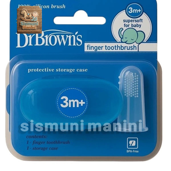 مسواک انگشتی بچه گانه دکتر براون سیسمونی مانی نی