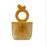 تصویر دوم مسواک سیلیکونی کودک مدل 360 درجه چرخشی سری یو با برس نرم baby crown - زاویه دیگر محصول