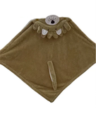 پتو دورپیچ نوزادی کلاهدار(کلاه دار) طرح حیوانات جنس پولیشی سیسمونی مانی نی