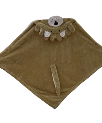 پتو دورپیچ نوزادی کلاهدار(کلاه دار) طرح حیوانات جنس پولیشی سیسمونی مانی نی