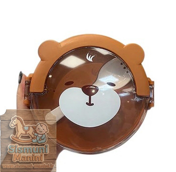 فلاسک و ظرف غذاخوری داخل استیل مدل تدی سیسمونی مانی نی