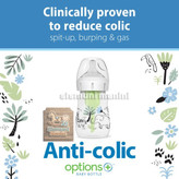 شیشه شیر آنتی کولیک دکتر براون اصل 150میل طرح فیل و زرافه در سیسمونی مانی نی