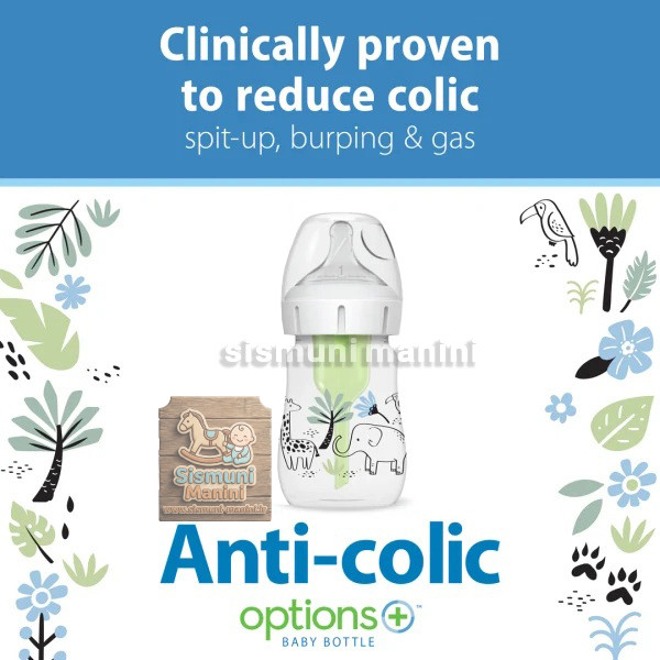 شیشه شیر آنتی کولیک دکتر براون اصل 150میل طرح فیل و زرافه در سیسمونی مانی نی